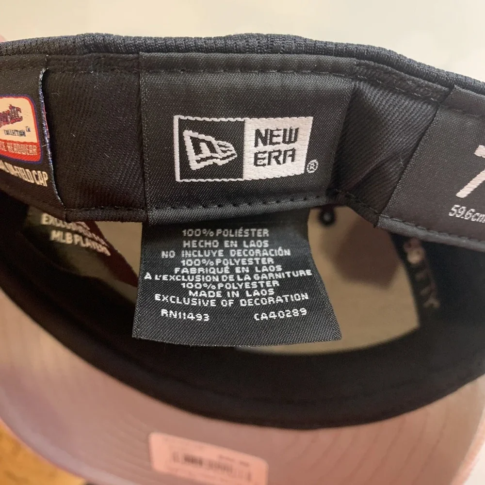 New Era New York Yankees Batting Practice Low Profile Navy 59FIFTY Hat Cap 7 1/2
